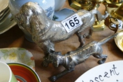 0165-2-Metal-Dog-Figures