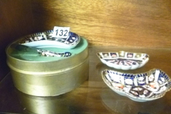 132-Cased-Royal-Crown-Derby-Crescent-Dishes-and-Knife-Set-and-1-RCD-Crescent-Dish