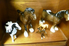 133-2-Beswick-Cart-Horses-Palamino-AS-and-2-Others