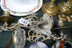 145-Pair-of-Brass-Wall-Candle-Holders