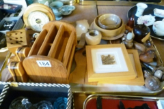 184-Tray-of-Wooden-Items-inc-Letter-Rack-Barometer-etc