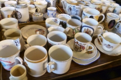 214-Tray-of-Commemorative-Mugs-etc