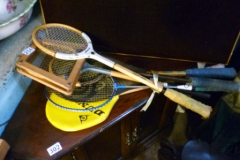 254-Vintage-Badminton-and-Squash-Rackets-etc