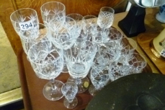 294-Tray-of-Crystal-Wine-Glasses-etc