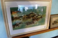 320-Framed-Print-Fleeing-Deer-by-Ruby