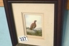 327-Framed-Watercolour-The-Grouse-by-D-M-Hinchcliffe