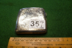 357-Silver-Cigarette-Case-Inscribed-Dec-1915