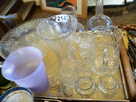 214-Glass-Ware-Incl.-Vases-Jugs-and-Trinket-Boxes
