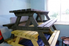 429-Grey-Stained-Wood-Picnic-Table