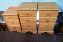 486-Three-Sets-of-Pine-Bedside-Drawers