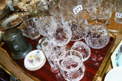 271-Tray-of-Crystal-Glasses-Jugs-Glassware-etc