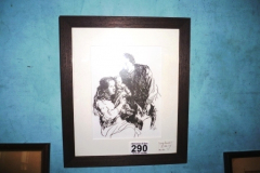 290-Sonia-Lawson-Framed-Sketch-Family-Members