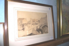 298-Framed-Watercolour-of-Leyburn-Market-Arthur-Bateman