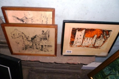 308-3-Framed-Fred-Lawson-Local-Scenes