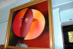 315-Framed-Oil-Painting-Split-Moon-by-A-Khun