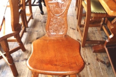 351-Yorkshire-Oak-Spinning-Chair-with-Carved-Lady-Spinning-H36-Inches