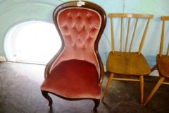 474-Pink-Button-Back-Ladies-Chair