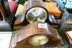 0090-2-Oak-Cased-Mantle-Clocks