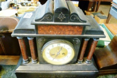 0095-Slate-Column-Mantle-Clock