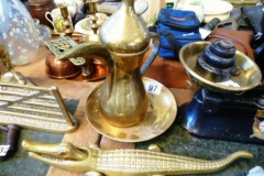 0097-Brass-Crocodile-Nut-Crackers-Bowl-and-Lidded-Kettle