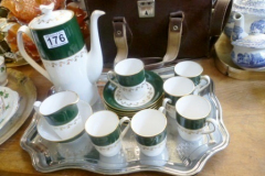 0176-Spode-Green-Velvet-Coffee-Set
