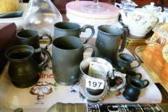 0197-Pewter-Tankards-etc