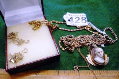 0428-Assorted-Gold-and-Yellow-Metal-Chains-etc