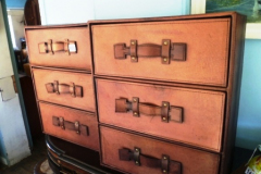 0450-Pair-of-Leather-3-Drawer-Bedside-Chests