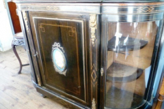 0452-Ebonised-and-Gilt-Decoration-Credenza-with-Centre-Portrait