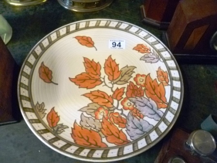 0094-Crown-Ducal-Signed-Charlotte-Rhead-Plate