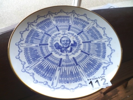 0112-Ltd-Ed-Coalport-China-Plate-commemorating-Geoff-Boycotts-100-100s