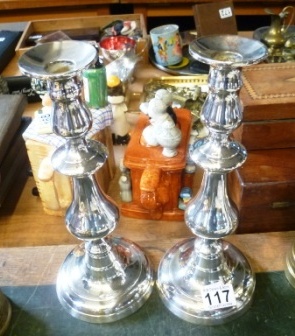 0117-Pair-of-Metal-Candlesticks