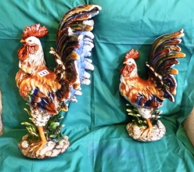 0143-2-Decorative-Cockerel-Figures