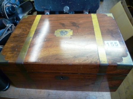 0155-Brass-Banded-Writing-Case