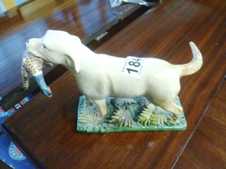 0184-Colley-Arts-Figure-of-Yellow-Labrador-with-Pheasant
