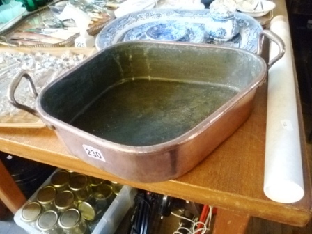 0230-Copper-Fish-Kettle-Brass-Handles