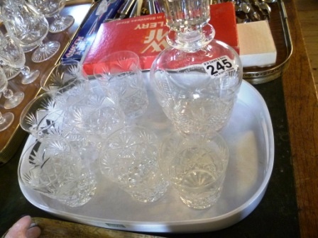 0245-Cut-Glass-Decanter-and-7-Tumblers