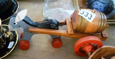 0333-Donkey-and-Barrel-Cart-Figure