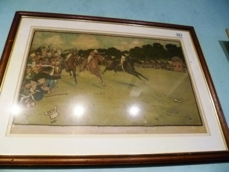 0351-Framed-Print-The-Bluemarket-Races