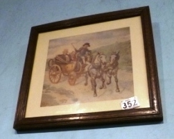 0352-Small-Framed-Coach-and-Horses-Picture