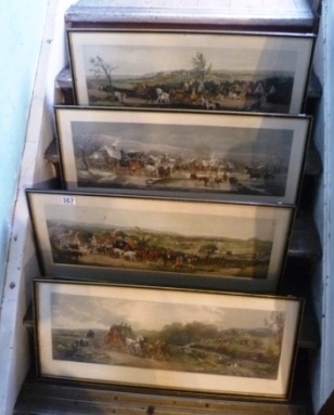 0367-Set-of-4-Hunting-Prints