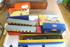 0077-Boxed-Hornby-Mallard-Wagons-etc