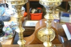 0098-Pair-of-Brass-Ecclesiastical-Candlesticks