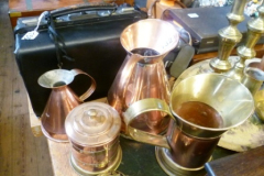 0132-Copper-Measuring-Jugs-etc