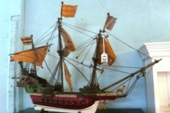 0139-Model-Sailing-Ship-on-Stand