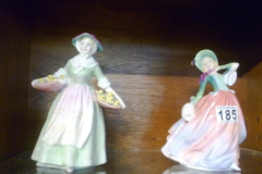 0185-Royal-Doulton-Figures-Daffy-Down-Dilly-and-Autumn-Breezes