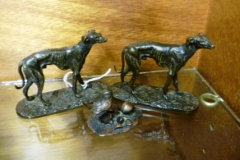 0192-Pair-of-Small-Bronzed-Dog-Figures-and-1-Other
