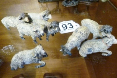 0193-Small-Painted-Metal-Sheep-Figures