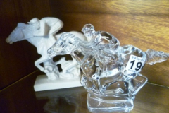 0194-Waterford-Crystal-Jockey-and-Horse-and-1-Other