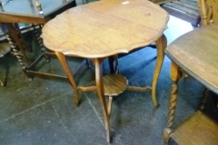 0500-Oak-2-Tier-Table